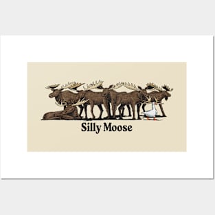 Silly Moose Posters and Art